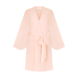 Luxury blush robe made of soft Tencel Modal luxurious woman loungewear