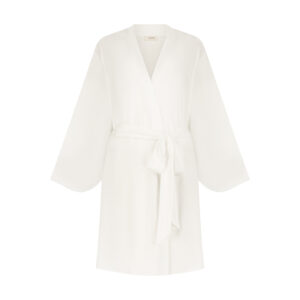 Luxurious Vanilla Robe made from soft Modal Tencel fabric eco-friendly soft and luxurious loungewear